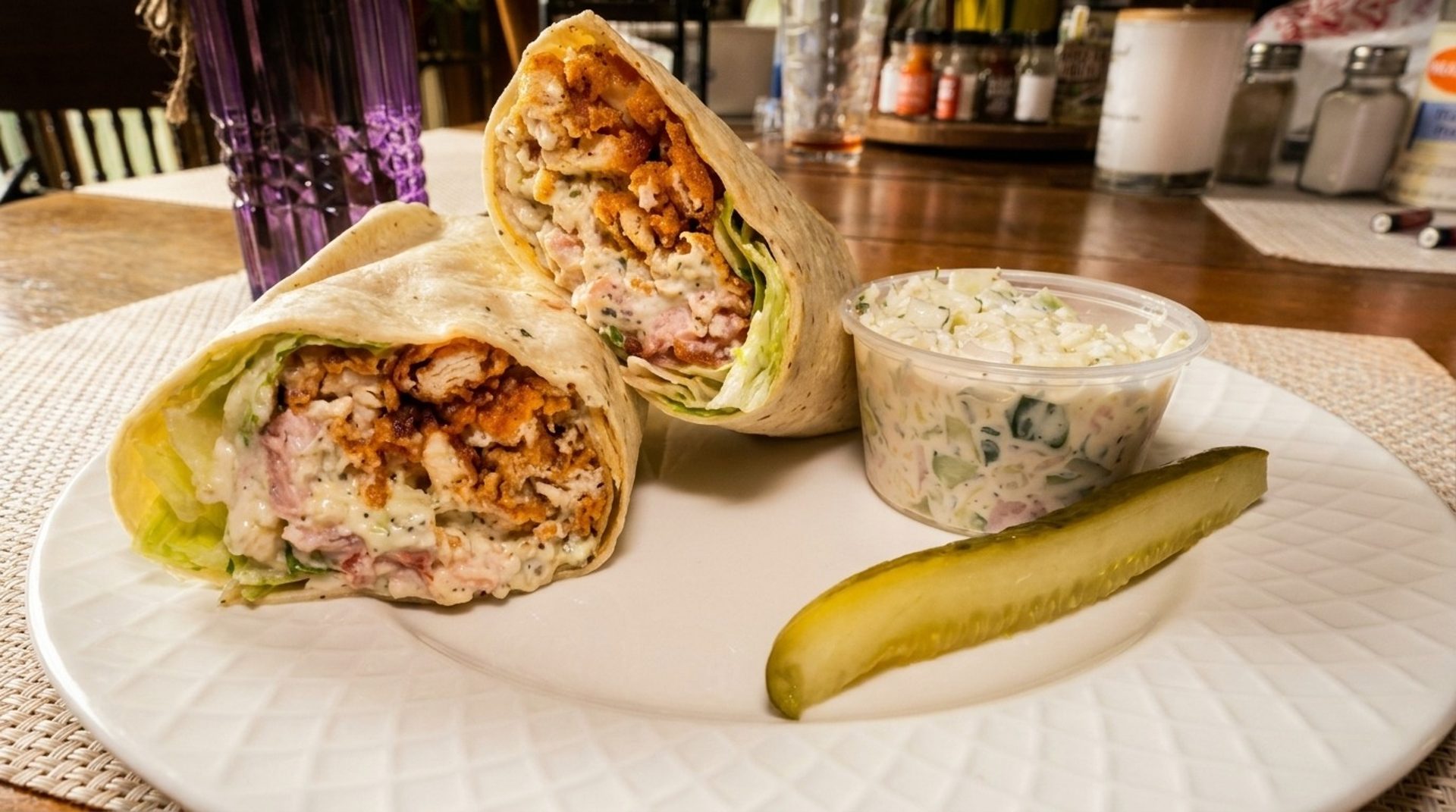 Want a healthier option? Try one of our tasty wraps.
